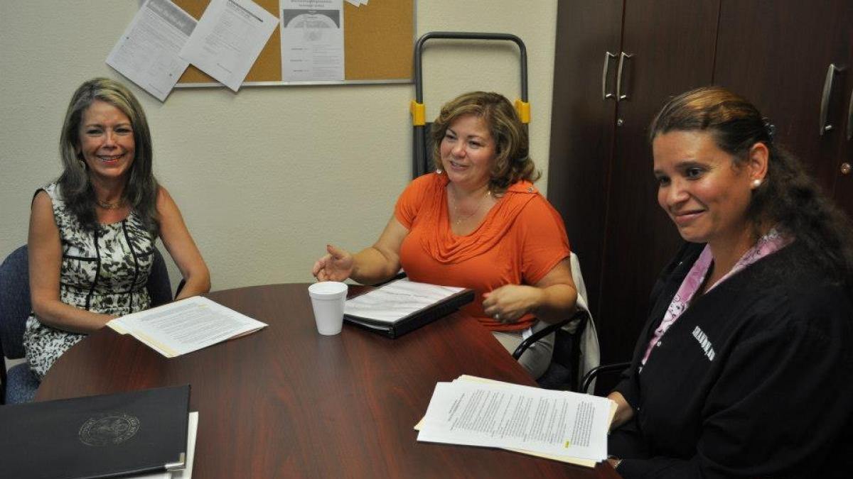 Rep. Linda Sanchez meeting with others