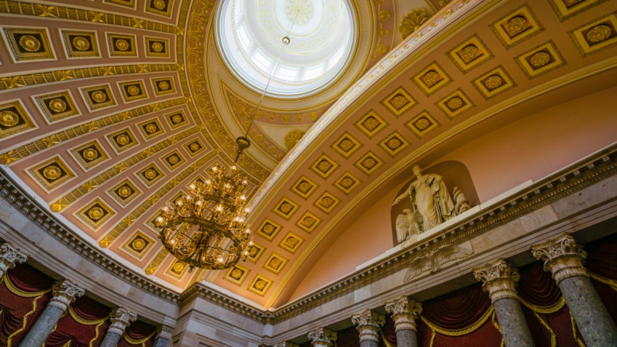 Ceiling of the National Statuary Hall