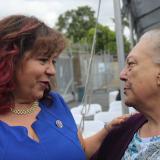 Rep. Sanchez with senior citizen