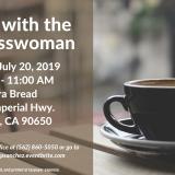 Join Congresswoman Sanchez for coffee in Norwalk