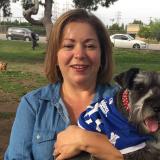 Congresswoman Sánchez with her dog Brooklyn